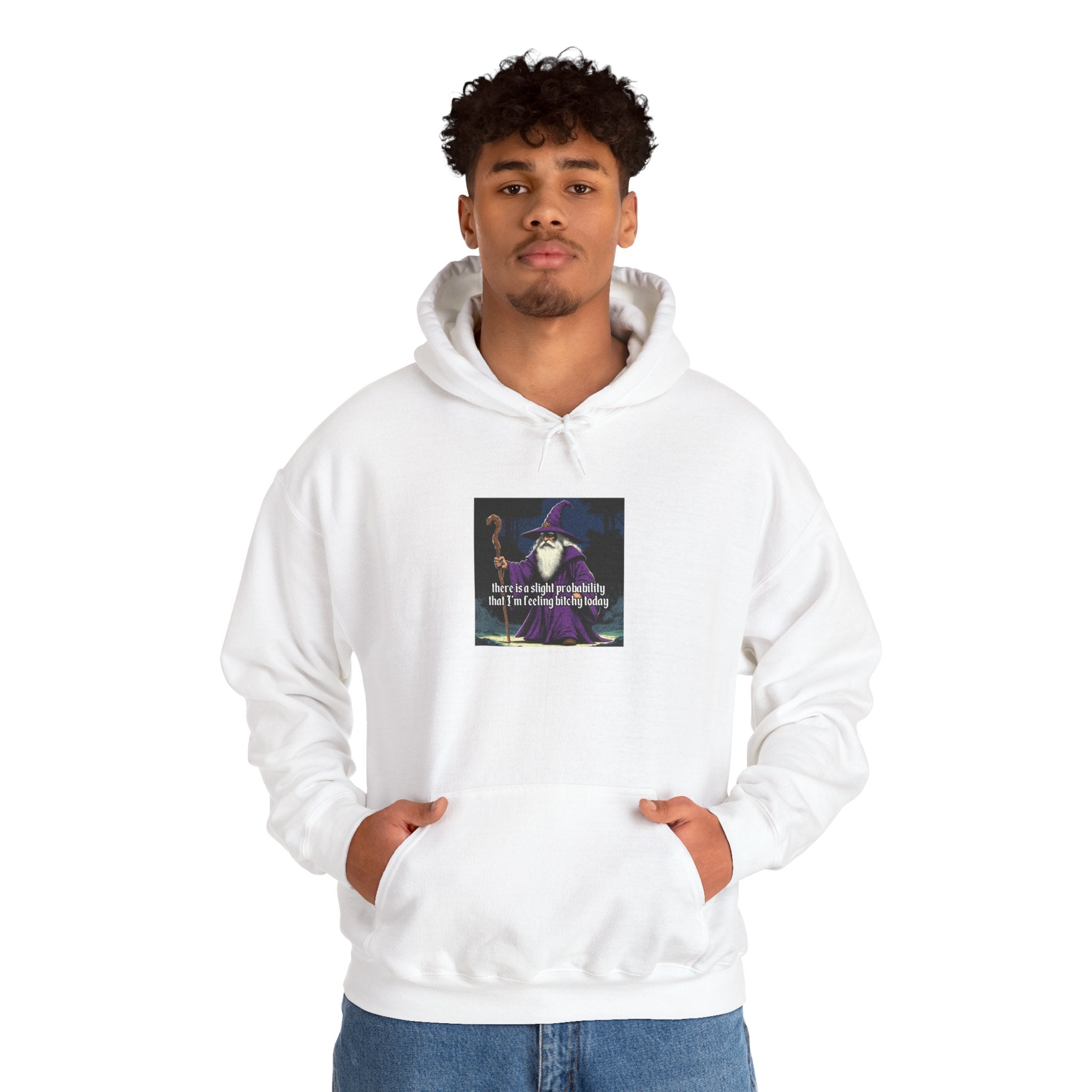 “Slight probability” Galactic Wizard Meme Unisex Hooded Sweatshirt - The Galactic Wizard Emporium - Hoodie