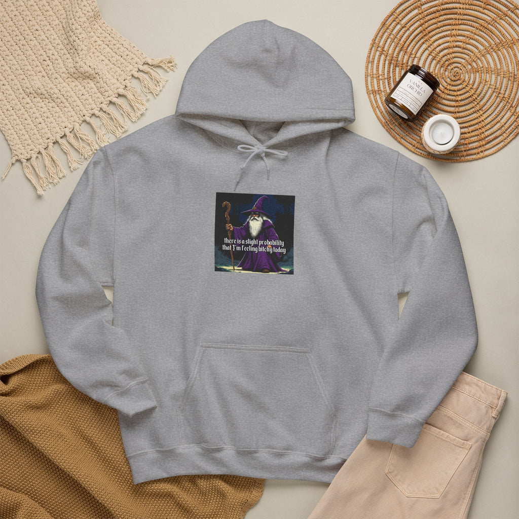 “Slight probability” Galactic Wizard Meme Unisex Hooded Sweatshirt - The Galactic Wizard Emporium - Hoodie