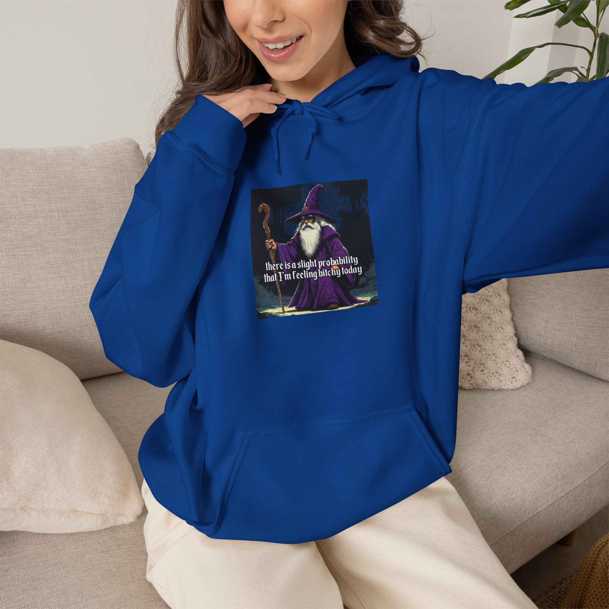 “Slight probability” Galactic Wizard Meme Unisex Hooded Sweatshirt - The Galactic Wizard Emporium - Hoodie