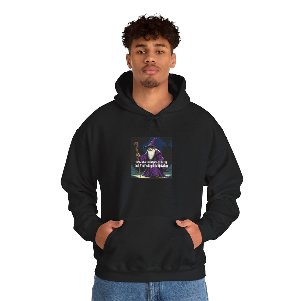 “Slight probability” Galactic Wizard Meme Unisex Hooded Sweatshirt - The Galactic Wizard Emporium - Hoodie