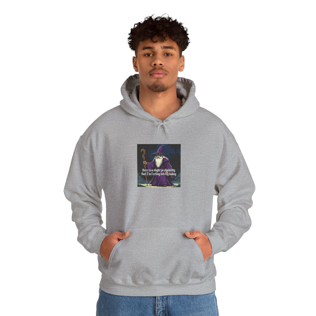 “Slight probability” Galactic Wizard Meme Unisex Hooded Sweatshirt - The Galactic Wizard Emporium - Hoodie
