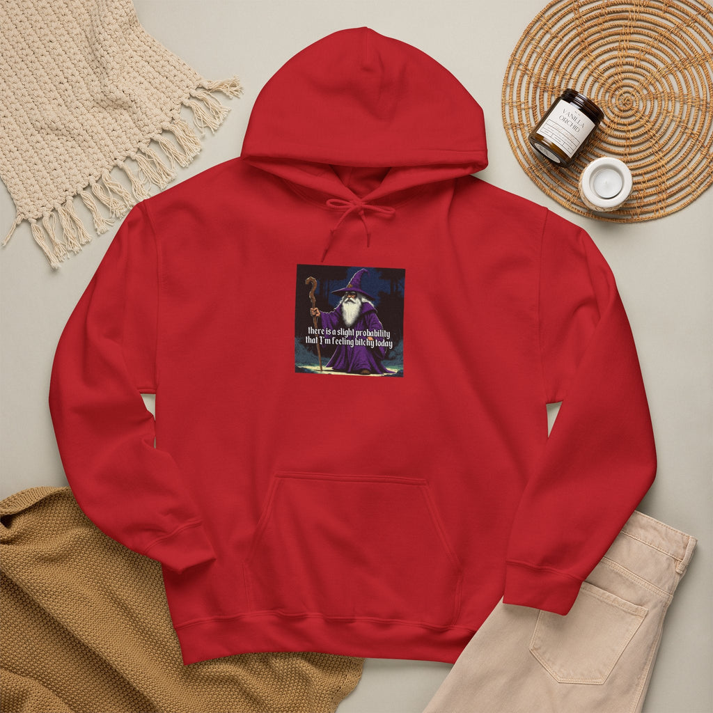 “Slight probability” Galactic Wizard Meme Unisex Hooded Sweatshirt - The Galactic Wizard Emporium - Hoodie