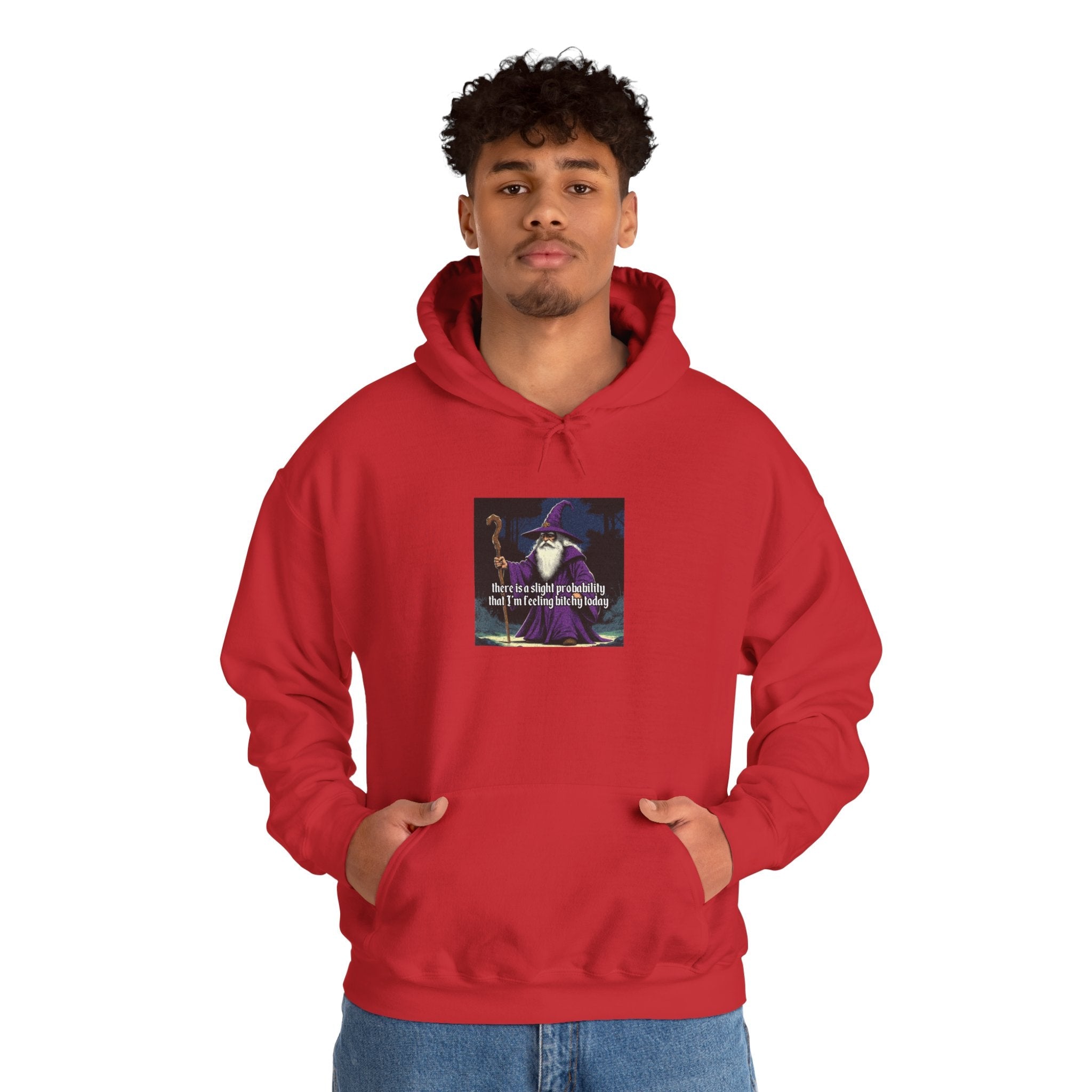 “Slight probability” Galactic Wizard Meme Unisex Hooded Sweatshirt - The Galactic Wizard Emporium - Hoodie