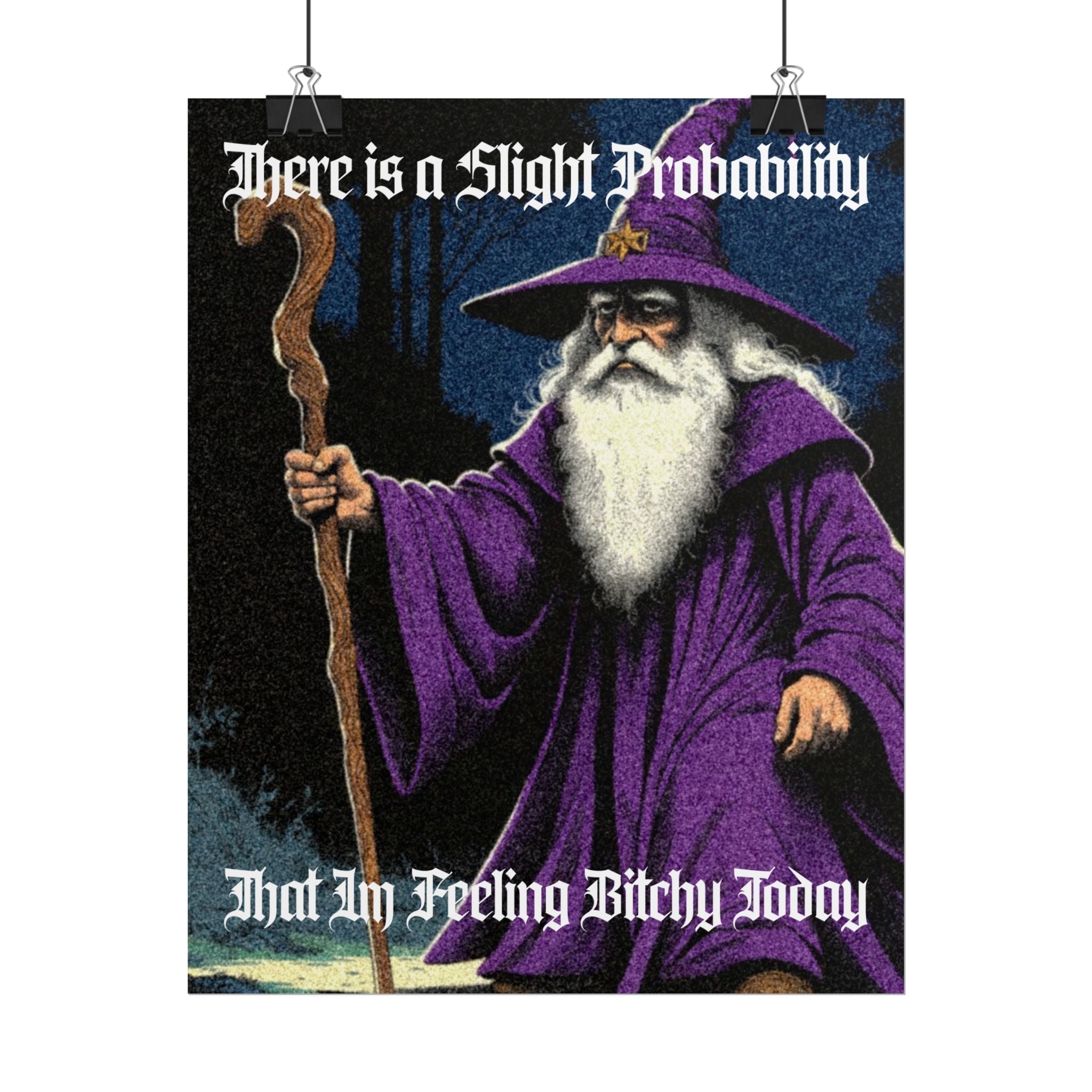 “Slight probability" Galactic Wizard Poster - The Galactic Wizard Emporium - Poster