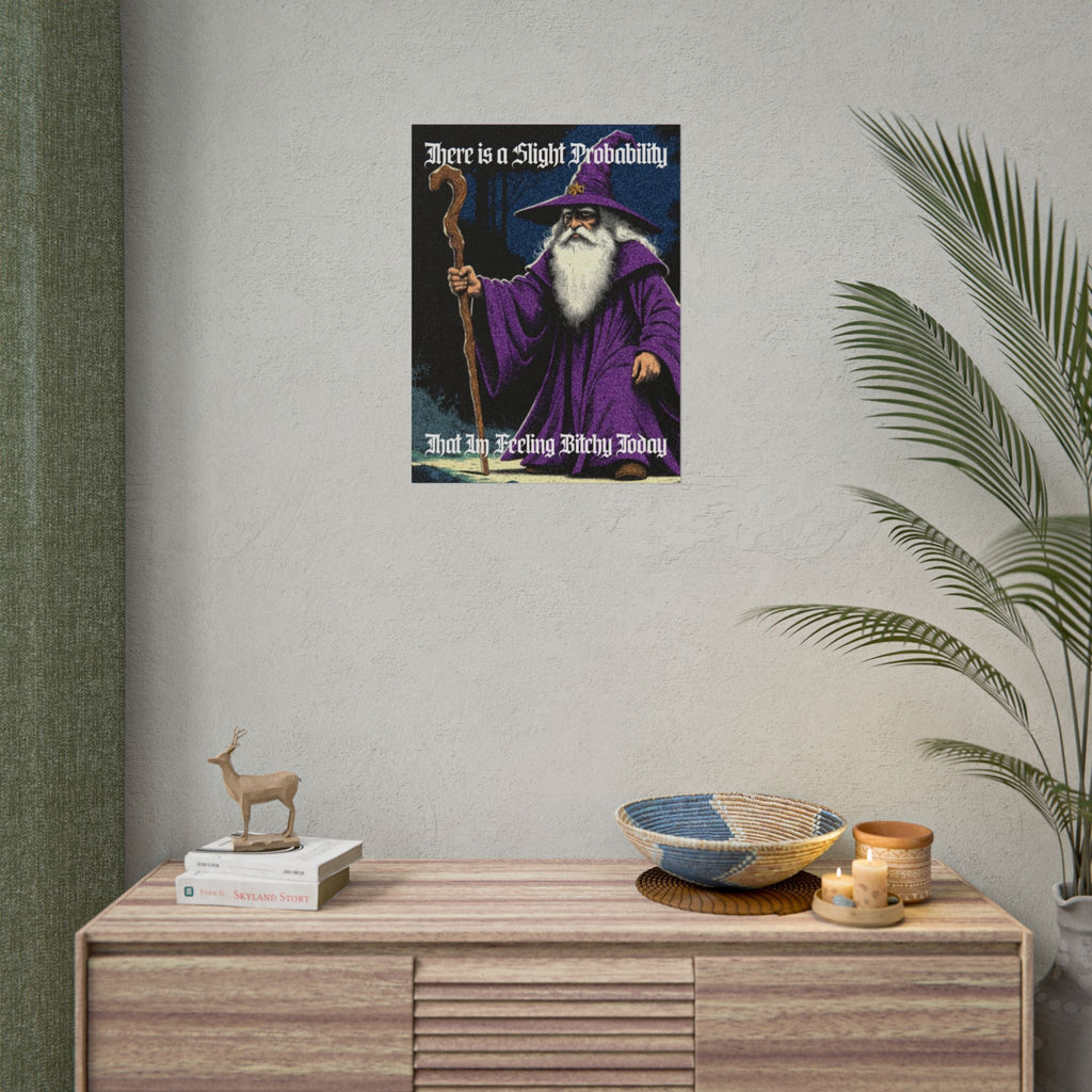 “Slight probability" Galactic Wizard Poster - The Galactic Wizard Emporium - Poster