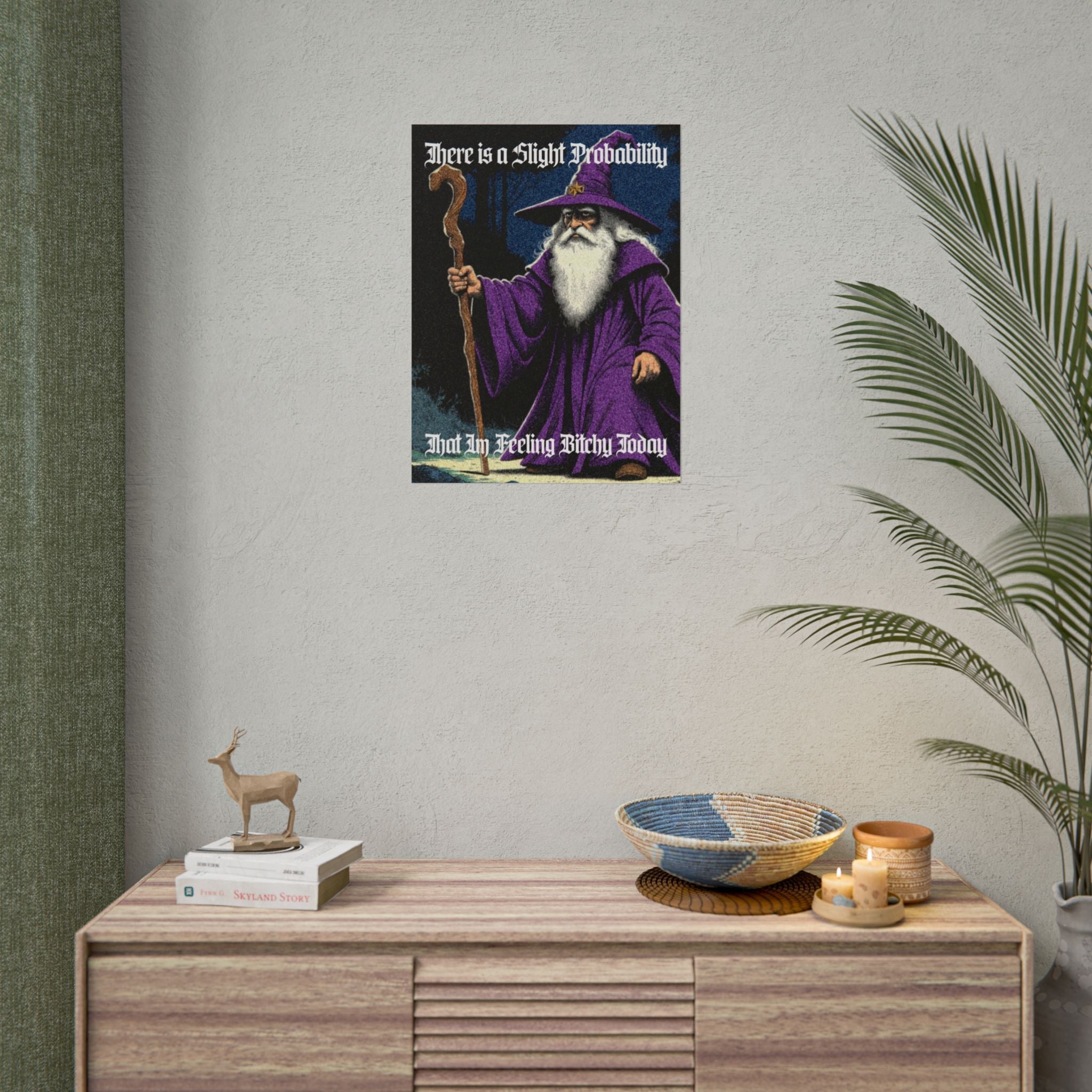 “Slight probability" Galactic Wizard Poster - The Galactic Wizard Emporium - Poster