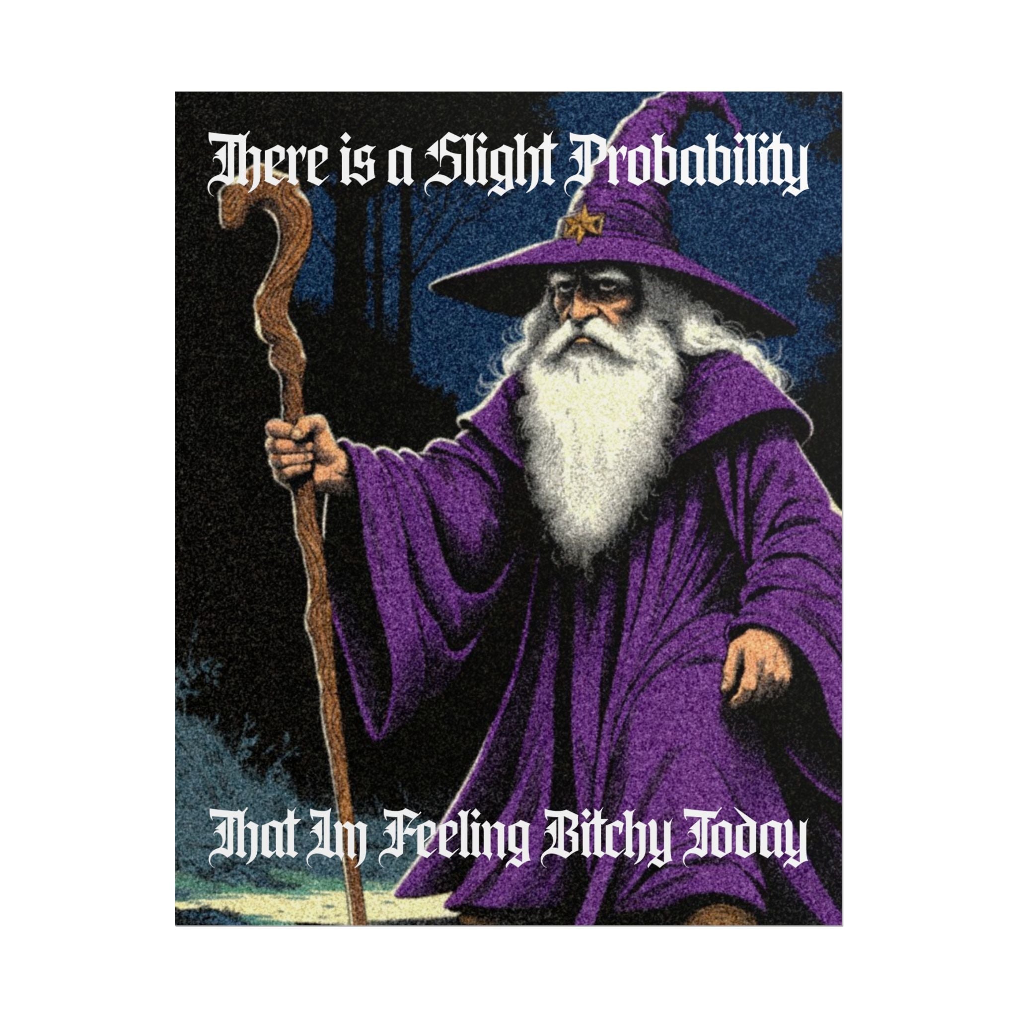 “Slight probability" Galactic Wizard Poster - The Galactic Wizard Emporium - Poster
