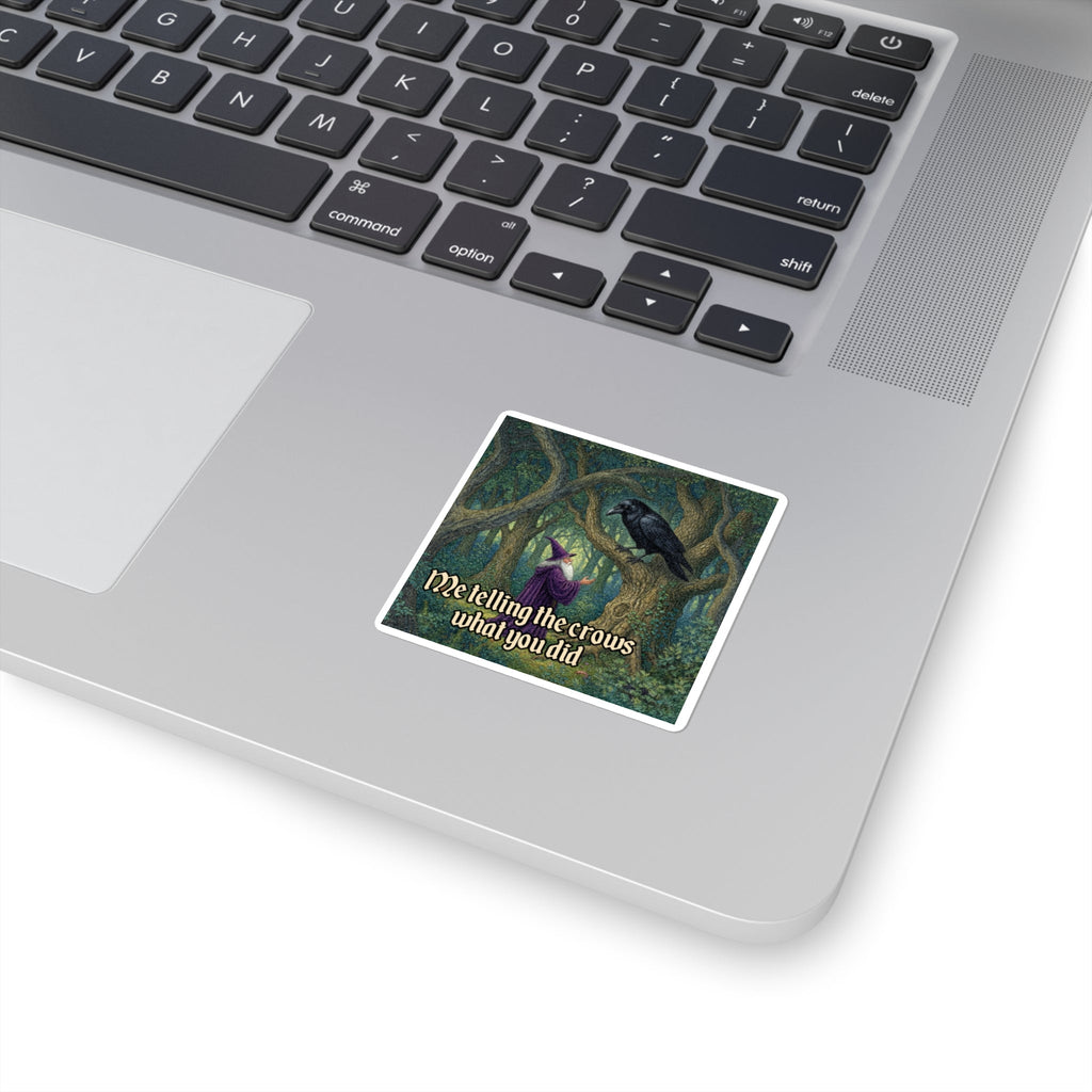 “The Crows" Galactic Wizard Meme Sticker - The Galactic Wizard Emporium - Paper products