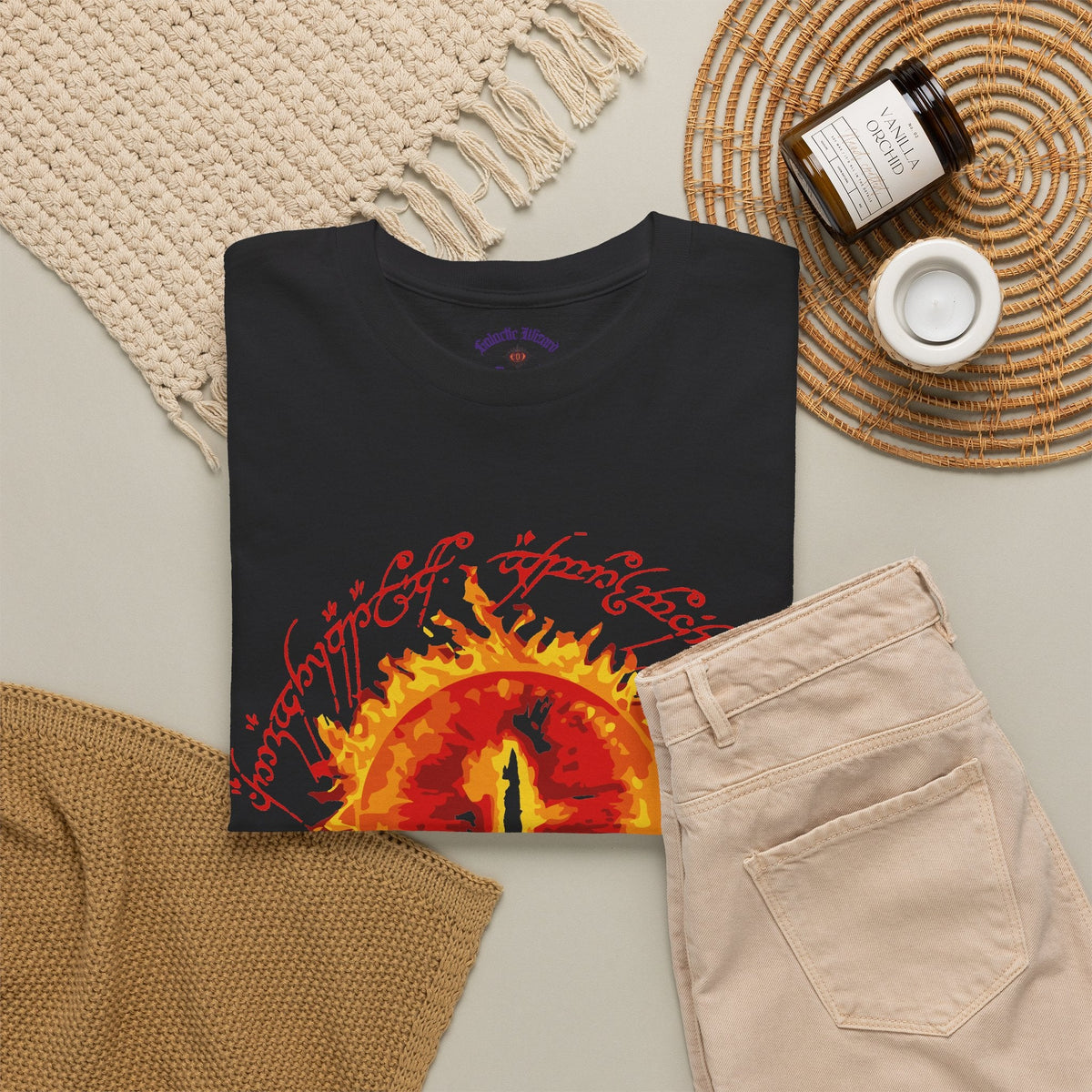 The Eye Galactic Wizard Rendition Heavyweight Cotton T-Shirt - The Galactic Wizard Emporium - T-Shirt