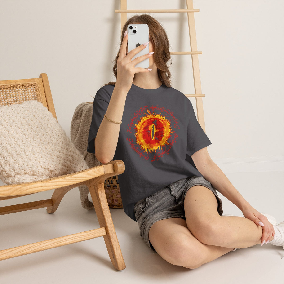 The Eye Galactic Wizard Rendition Heavyweight Cotton T-Shirt - The Galactic Wizard Emporium - T-Shirt