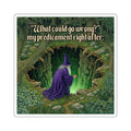“What Could Go Wrong" Galactic Wizard Meme Sticker - The Galactic Wizard Emporium - Paper products